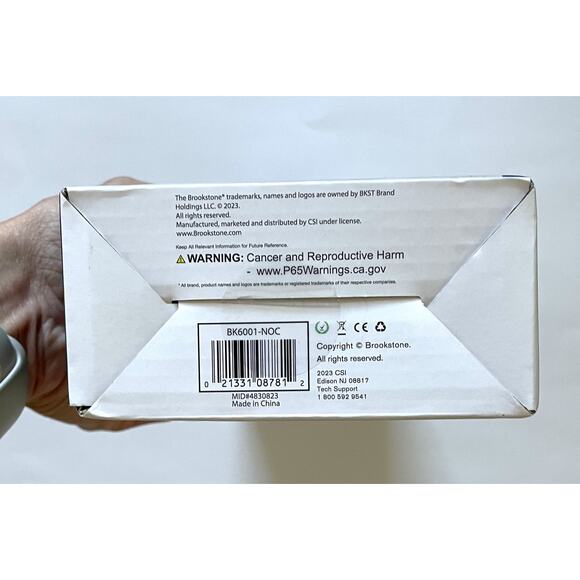 Brookstone Cordless Back Therapy Percussion Massager NEW - Picture 2 of 5